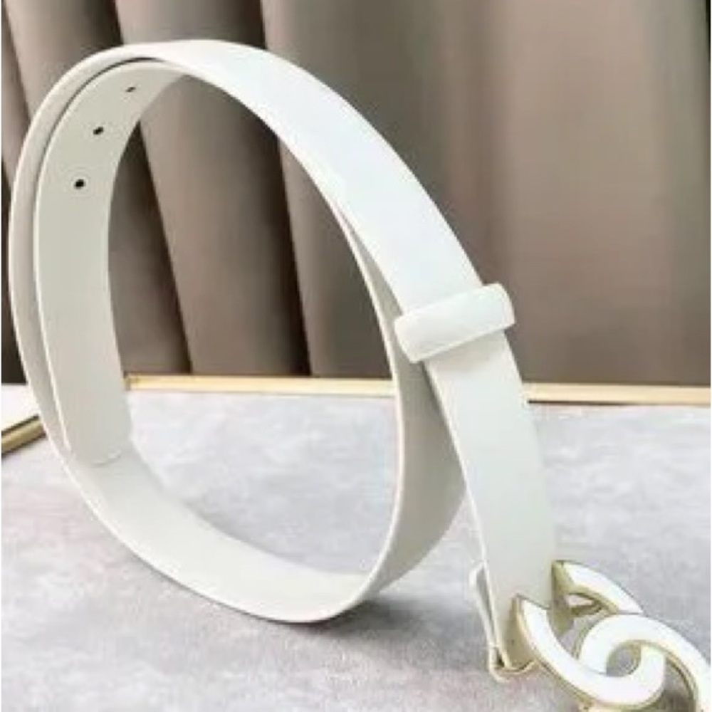 CHANEL White Women's Belt, Size 90 No scratches, what you see is what you get - Picture 5 of 5